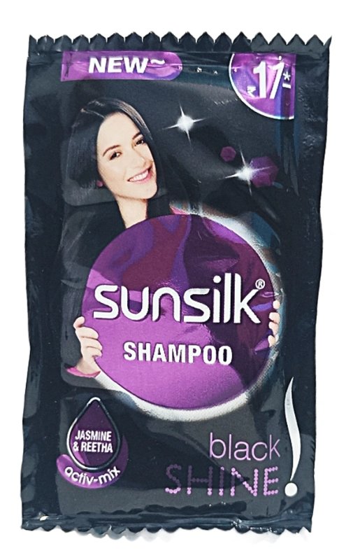 Sunsilk Shampoo Black Shine - ₹1